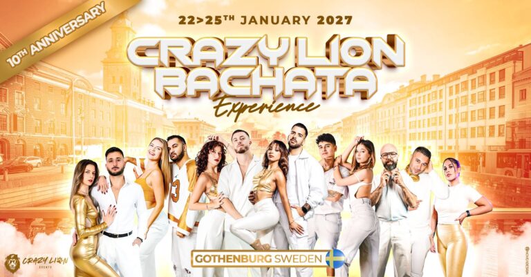 Crazy Lion Bachata Experience – 10th Anniversary | 22-25th Jan 2027