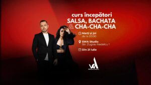 Curs începători salsa, bachata & cha-cha-cha | din 21 iulie | by SWA
