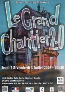 DANSE MODERN’JAZZ : Spectacle de fin d’année des élèves d’Aline WÜRTZ « Le grand chantier 2.0 »