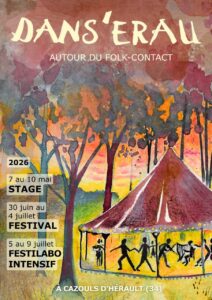 DANS&rsquo;ERAU 2026 ♪♪☼♥ (autour du folk-contact, dans l&rsquo;Hérault)