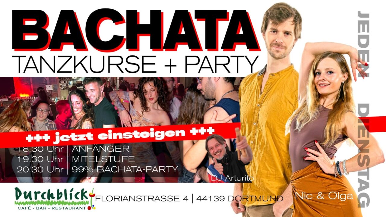 dienstags | Tanzkurse + 99% BACHATA PARTY