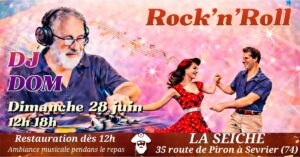 Dimanche 28 juin à La Seiche : après-midi rock&rsquo;n&rsquo;roll avec DJ Dom