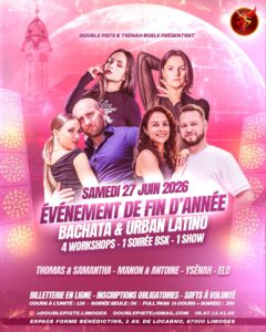 Double Piste – Événement de fin d&rsquo;année – Bachata & Urban Latino