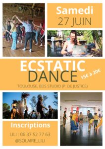 ✨ ECSTATIC DANCE Toulouse 27 JUIN✨