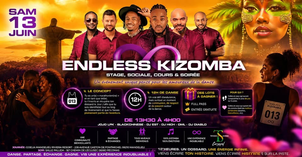 ♾️ ENDLESS KIZOMBA – LA KIZOMBA SANS FIN ♾️