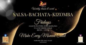 Exeter Weekly Salsa Bachata Kizomba Classes and Social