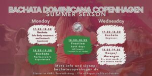 Experienced Bachata – partnerwork – Summer season