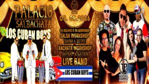 𝐒𝐚. 05/09 𝐏𝐀𝐋𝐀𝐂𝐈𝐎 𝐒𝐀𝐋𝐁𝐀𝐂𝐇𝐀𝐓𝐀 & 𝐋𝐨𝐬 𝐂𝐮𝐛𝐚𝐧 𝐁𝐨𝐲𝐬 𝐁𝐚𝐧𝐝 -Konzert- 🔥