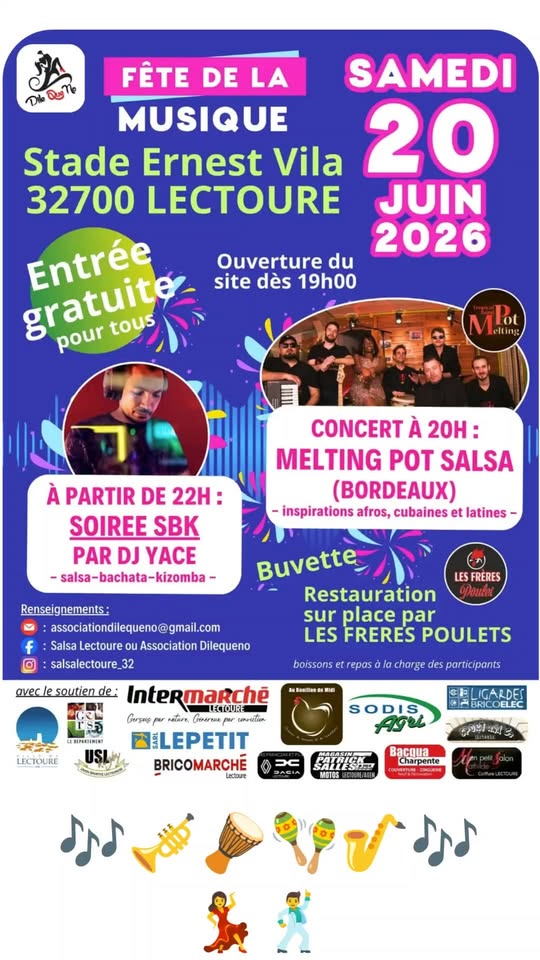 Fête de la musique CONCERT GRATUIT