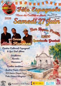 fête espagnole du caillou 27 juin 2026 à AUCH
