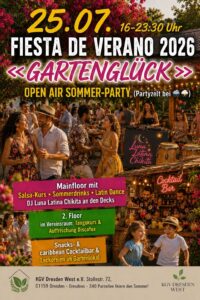 FIESTA DE VERANO 2026 – Garden-Party!