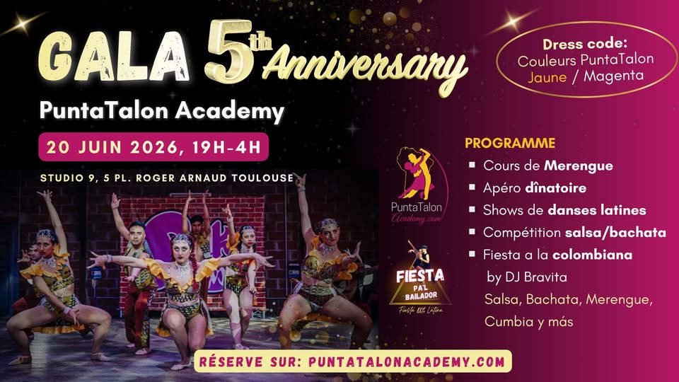 Gala Anniversaire Danses Latines – PuntaTalon Academy