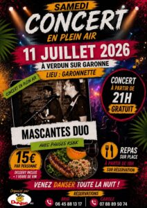 Garonnette du samedi 11 07 2026