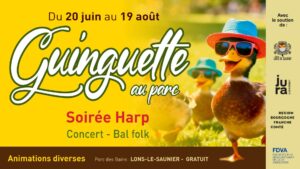 Guinguette Au Parc : partenariat Harp