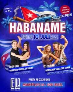 HABANAME – Fiesta Cubana mit DJ Pepe