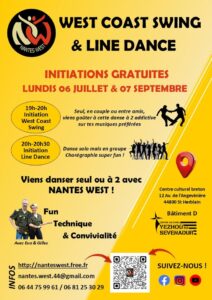 Initiations gratuites West Coast Swing & Line Dance