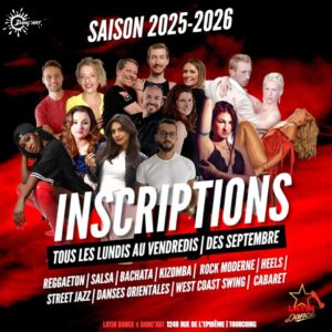 Inscriptions & Planning cours de danse à Tourcoing – Saison 2025-2026