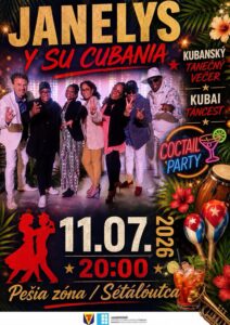 JANELYS Y SU CUBANIA – kubanský tanečný večer / kubai táncest