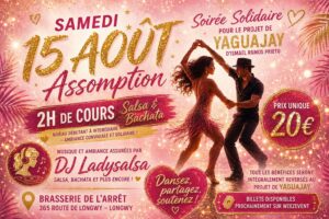 Journée solidaire (jour férié)/2h de cours de danse/DJ Ladysalsa