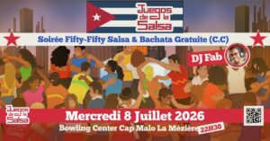 Juegos : Soirée Salsa & Bachata avec DJ Fab (L&rsquo;oiseau des Iles)au Bowling Center Cap-Malo