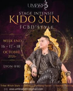 Kido Sun in Lyon workshop FCBDstyle & Tribal Fusion