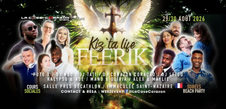 KIZ TA LIFE Edition Feerik 🪄 𝗪𝗲𝗲𝗸𝗲𝗻𝗱𝗲𝗿 𝗞𝗶𝘇𝗼𝗺𝗯𝗮 & 𝗕𝗲𝗮𝗰𝗵 𝗣𝗮𝗿𝘁𝘆