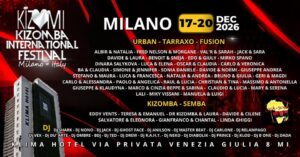KIZMI 2026 – Kizomba Milano International Festival Official Event