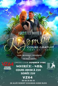 Kizomba Cours Gratuit | Soiree SBK VZ64 Blois | Jose Prince Varghese
