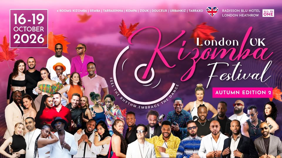 Kizomba Festival London UK – Autumn Edition 2 (16-19 October 2026) — Hayes