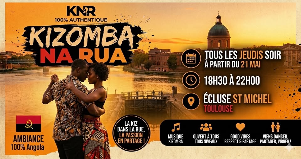 Kizomba na rua Toulouse