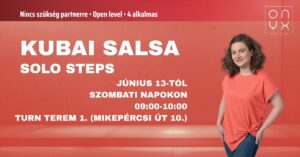Kubai Salsa – Solo Steps | 4 alkalmas