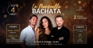 La Mensuelle Bachata de JUILLET à La Descarga