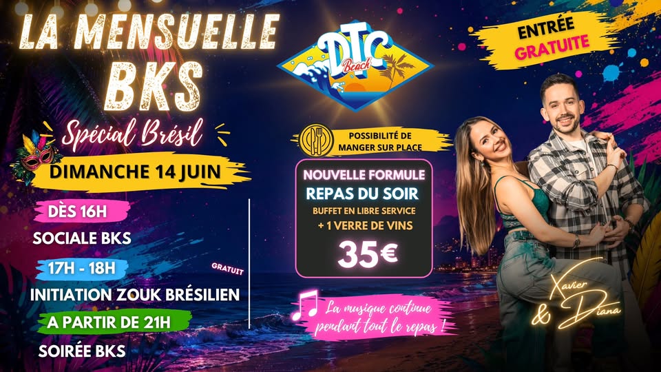 🌴☀️ LA MENSUELLE BKS au DTC – Spécial Brésil 🌴☀️
