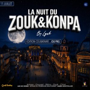 🏝️LA NUIT DU ZOUK DE MONTPELLIER 🌙 BUFFET + COURS + SOIREE