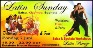 Latin Sunday. Workshops, Diner & Party.