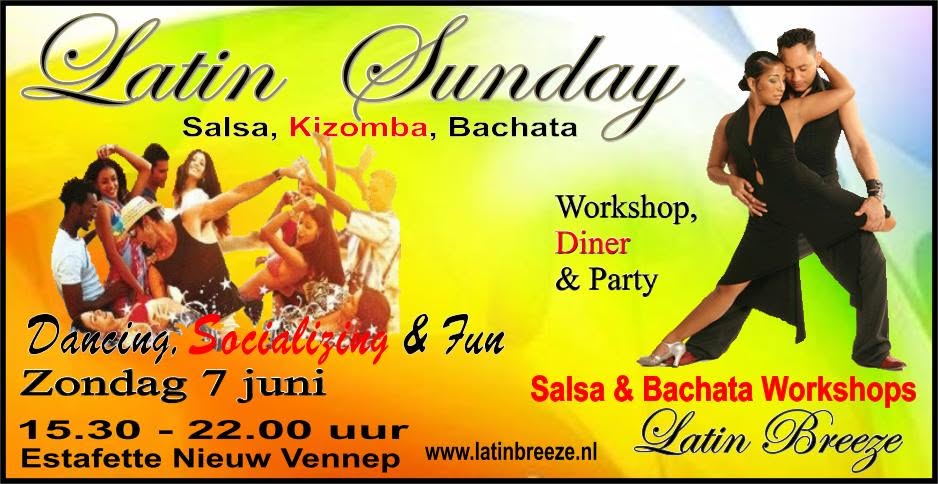 Latin Sunday. Workshops, Diner & Party.