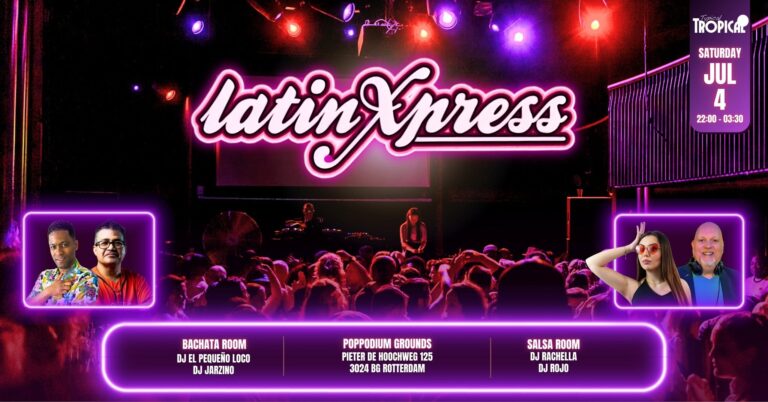 LatinXpress • The best of Salsa & Bachata • 2 rooms • Saturday, July 4
