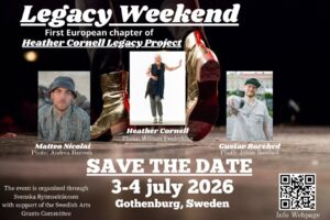 Legacy Weekend Workshop – First european chapter of « Heather Cornell Legacy Project »