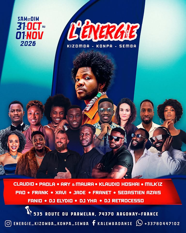 L&rsquo;Energie Weekender – 100 % Kizomba / Konpa / Semba Annecy