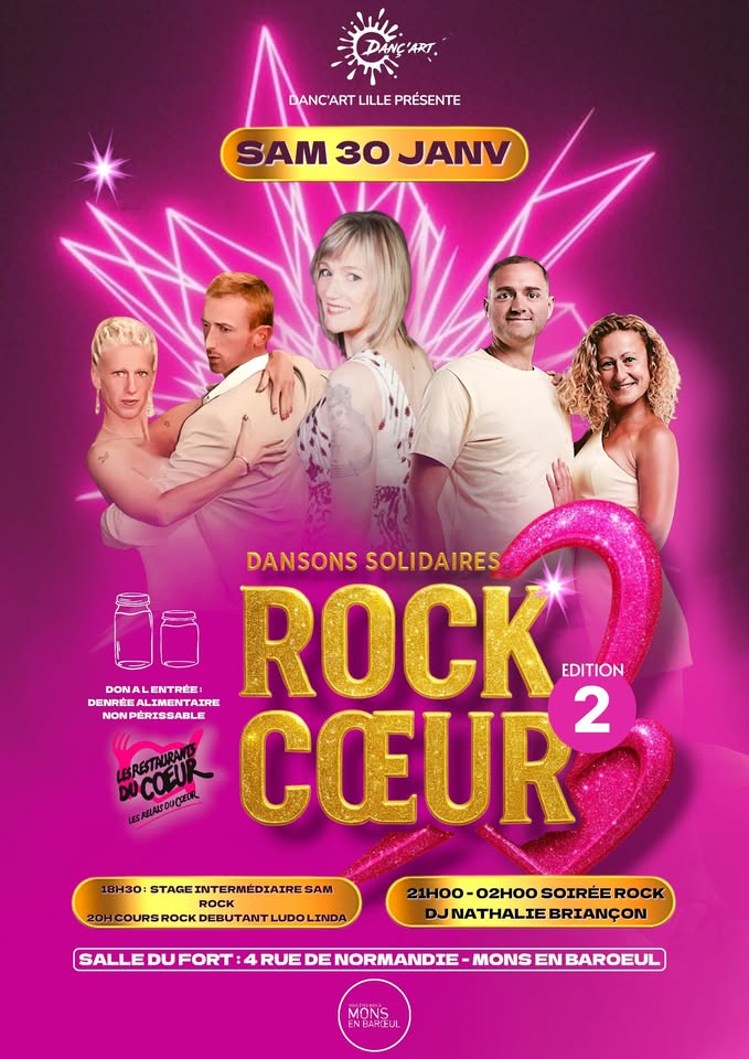 💖 LES DANSONS SOLIDAIRES – ROCK CŒUR – 2ème Édition 💖