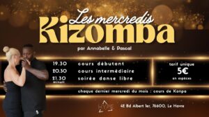 Les Mercredis Kizomba avec Annabelle & Pascal