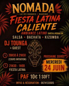 Les Mercredis Nomada  » Fiesta Latina Caliente  » SBK y Mas