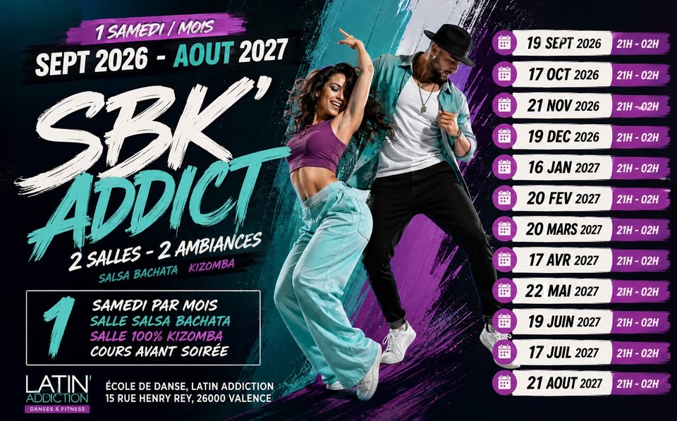 Les Soirées SBK&rsquo;ADDICT Saison 2026-2027
