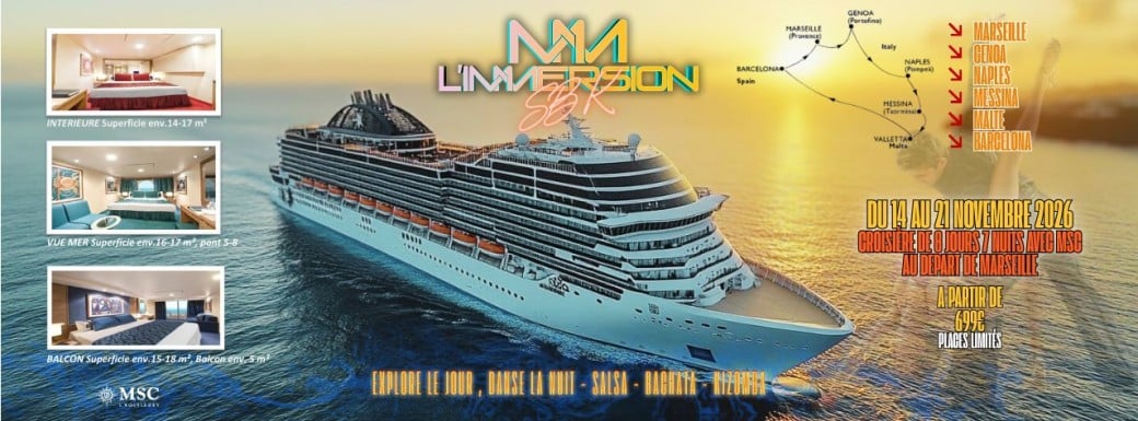 L&rsquo;IMMERSION, Ta Croisière SBK 2026 🛳️