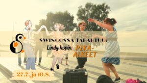 Lindy hopin pika-alkeet klo 18.30 (säävaraus), tanssit klo 19!