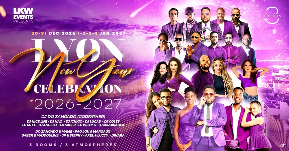 🤎✨LYON NEW YEAR CELEBRATION ED 3✨🤎 – 3 ROOMS / 3 ATMOSPHERS