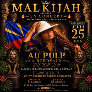 Malkijah à Bordeaux 🇷🇪🔥👑 au pulp