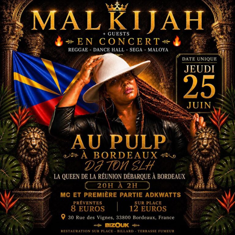 Malkijah à Bordeaux 🇷🇪🔥👑 au pulp