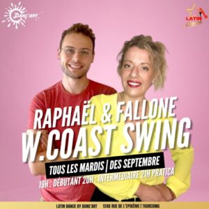 Mardi – Cours de West Coast Swing à Tourcoing avec Raphaël & Fallone