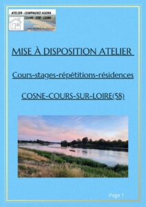 ✨ MISE À DISPOSITION ATELIER À COSNE-COURS-SUR-LOIRE ✨